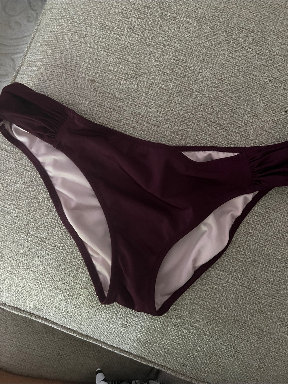 Victoria's Secret Bikini Bottom in Deep Plum Size Med
